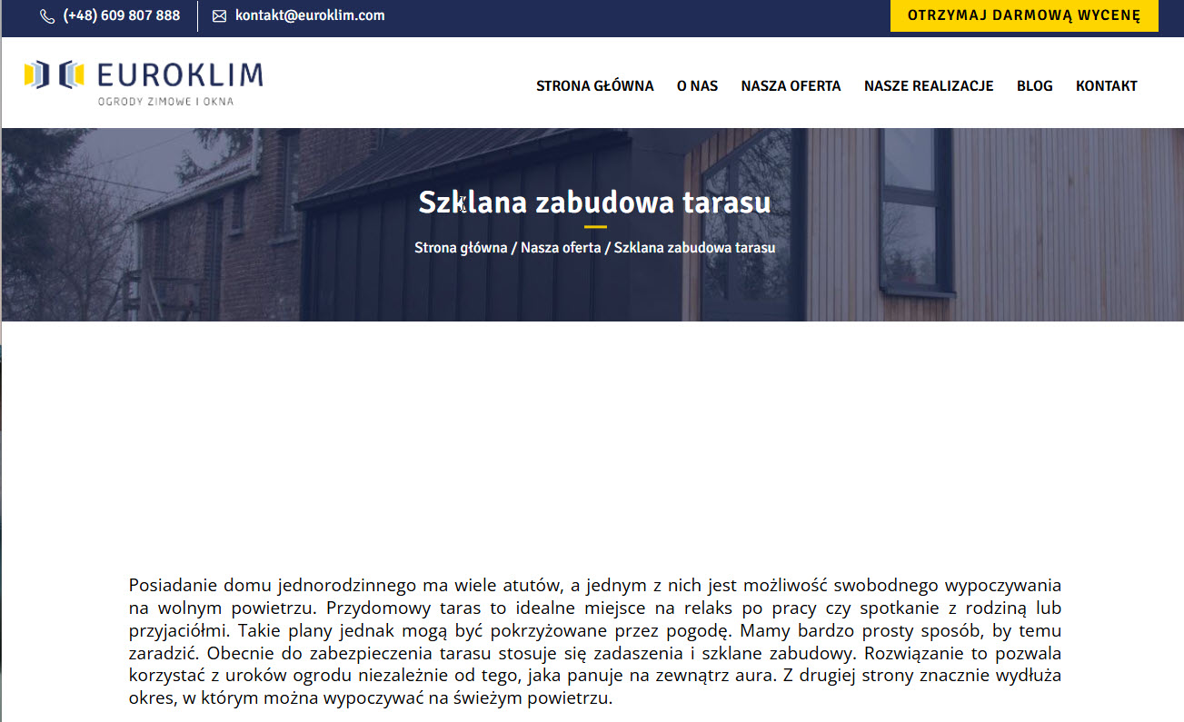 Jaką wybrać szklaną zabudowę tarasu? Systemy przesuwne, harmonijkowe i stałe