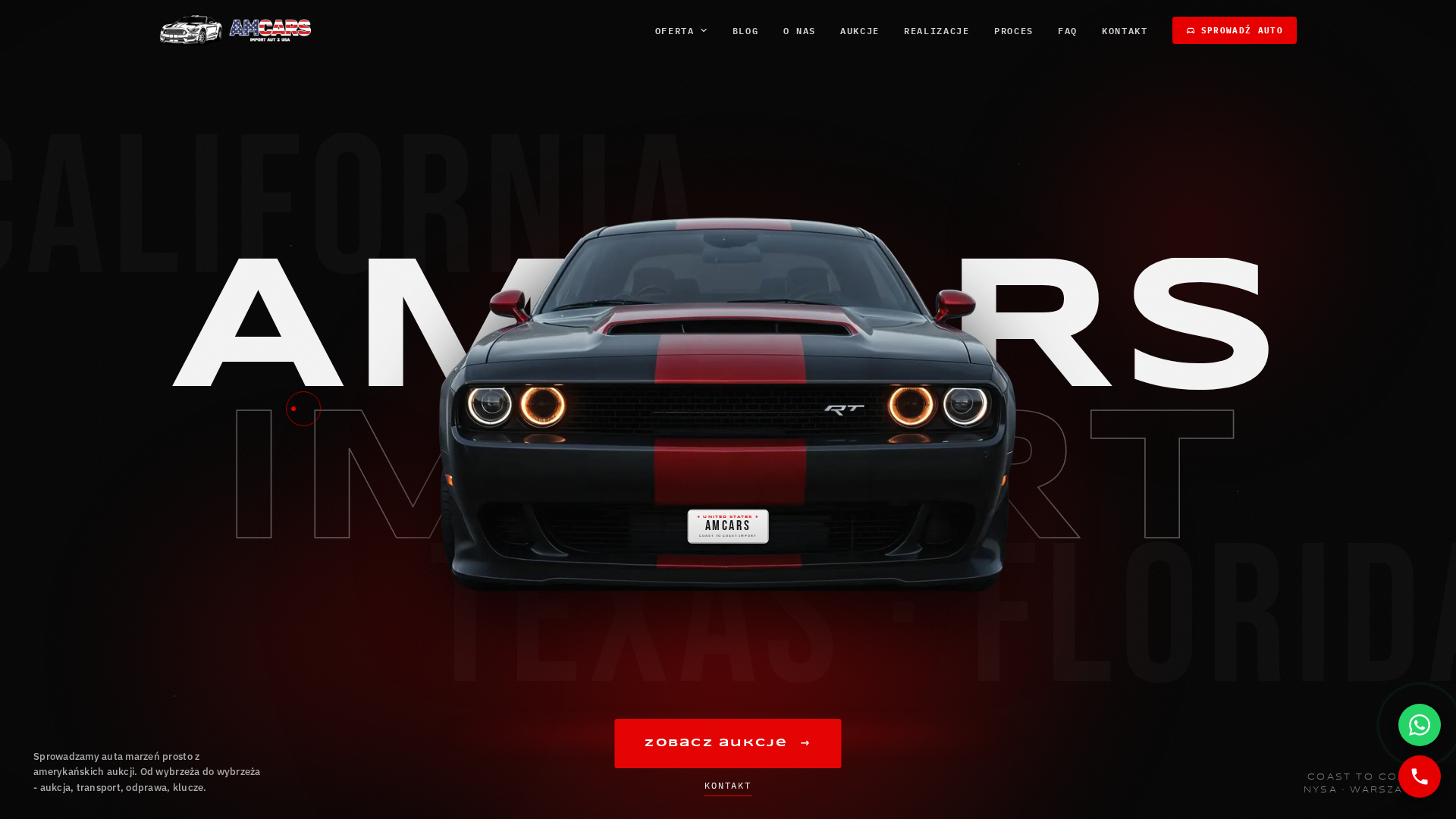 Zrzut strony AMCars Import