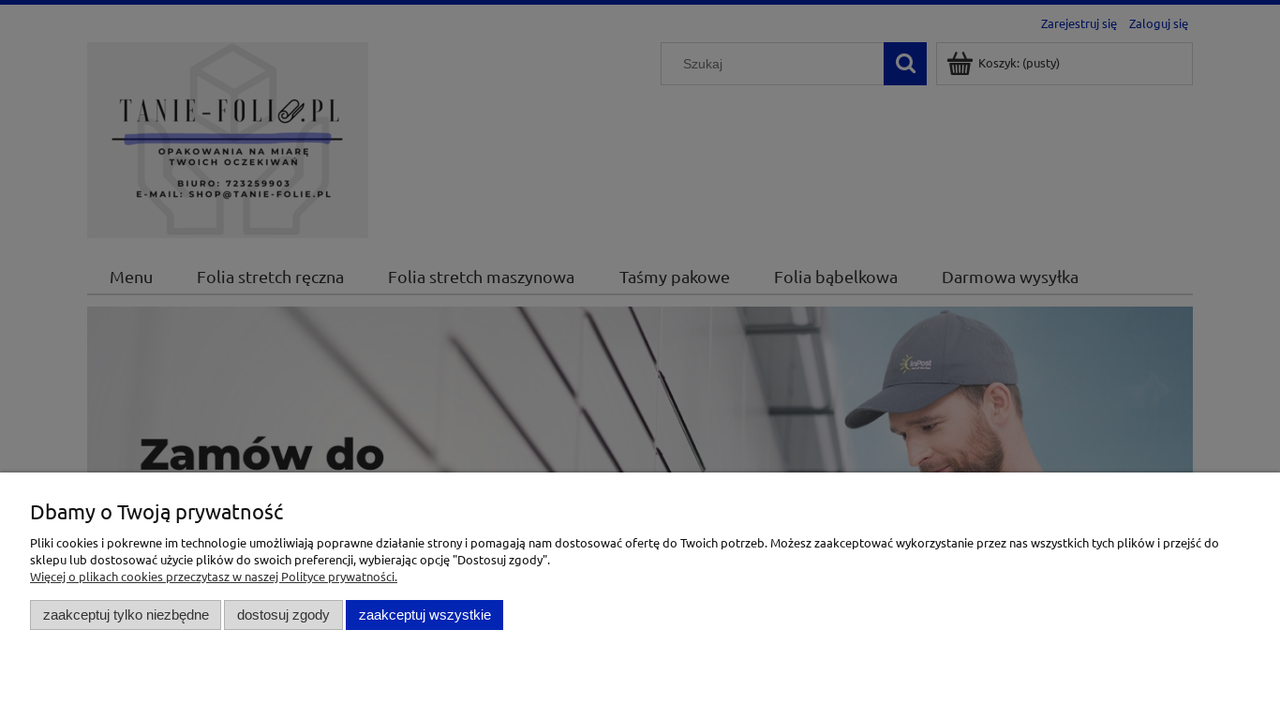 Zrzut strony Materiały do pakowania - Tanie Folie